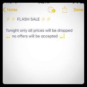 FLASH SALE!!!!